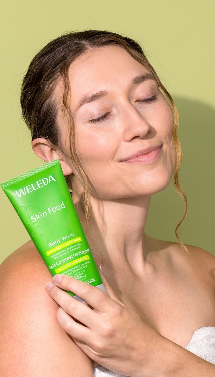 pielea alimente body wash - weleda