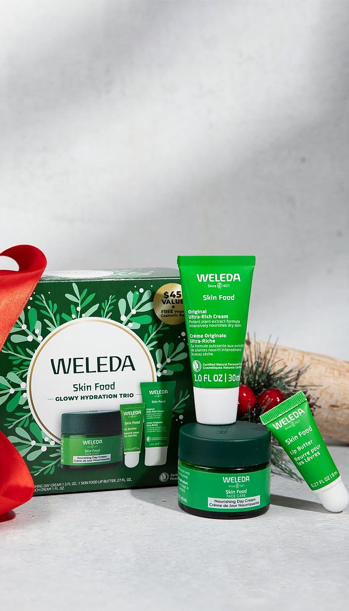 alimente piele strălucitoare hidratare trio - weleda