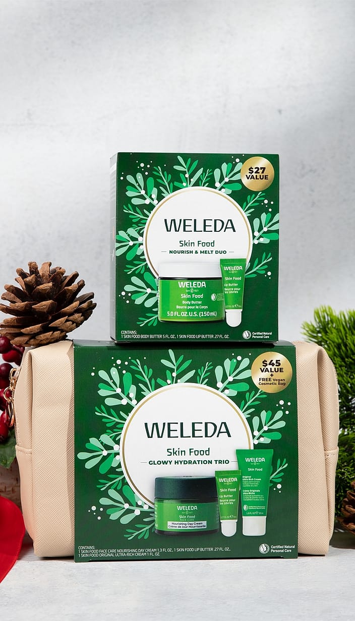 alimente piele strălucitoare hidratare trio - weleda
