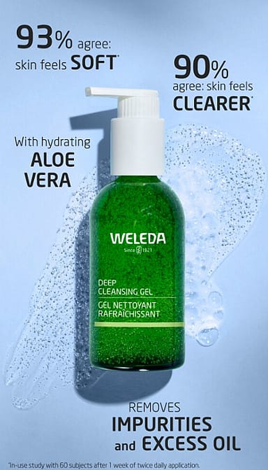 gel de curatare profunda pentru clar echilibrat piele - weleda